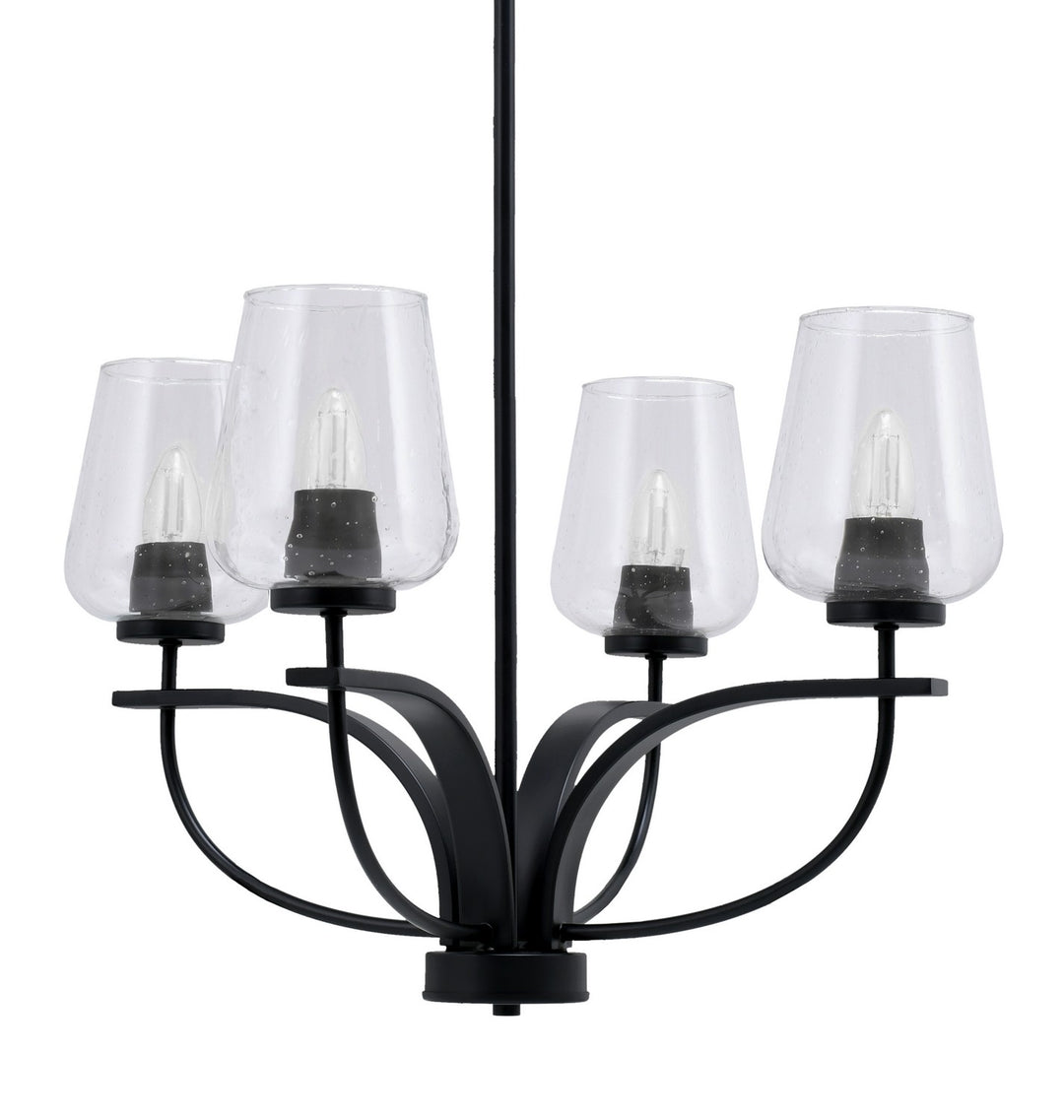 Toltec Cavella 3904-MB-210 Chandelier Light - Matte Black