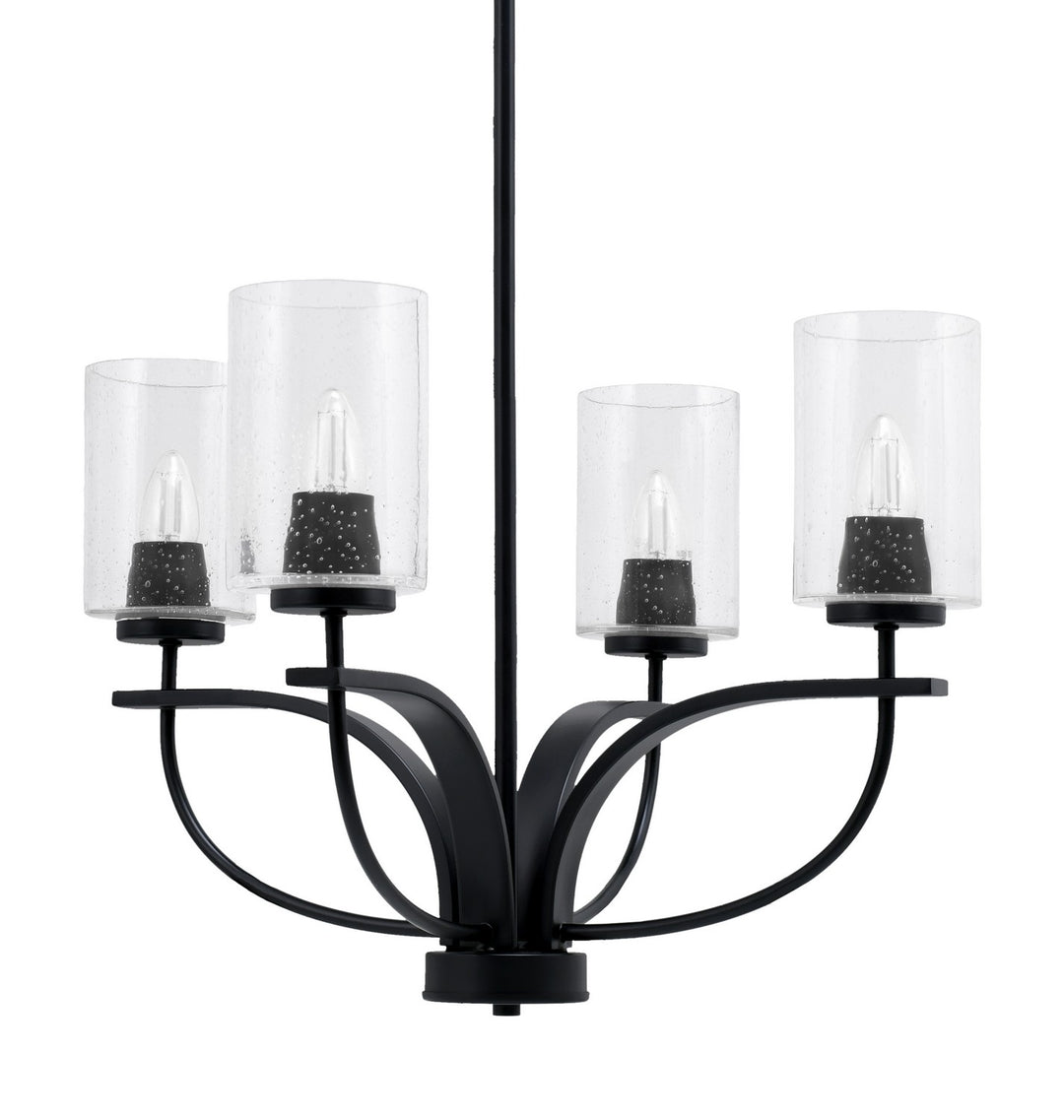 Toltec Cavella 3904-MB-300 Chandelier Light - Matte Black