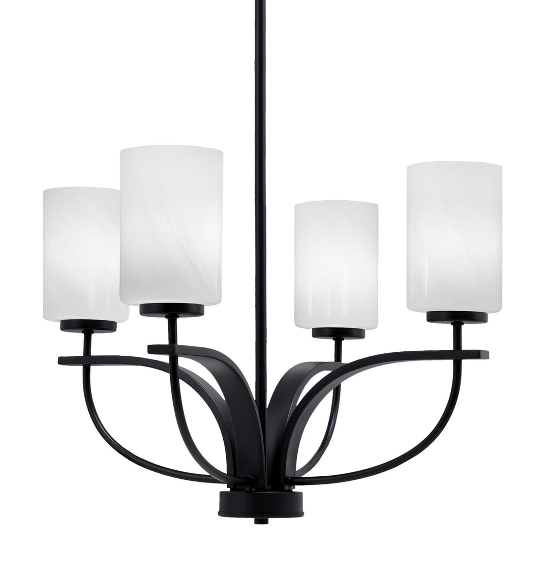 Toltec Cavella 3904-MB-3001 Chandelier Light - Matte Black