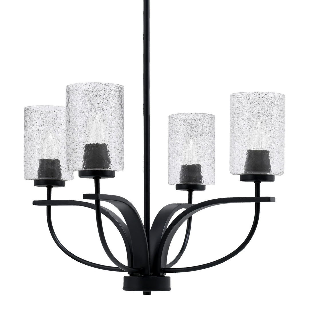 Toltec Cavella 3904-MB-3002 Chandelier Light - Matte Black