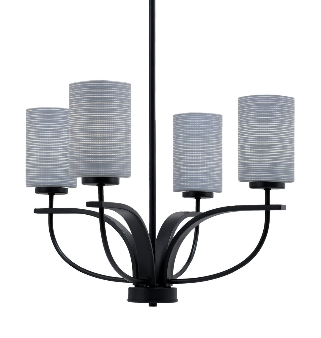 Toltec Cavella 3904-MB-4062 Chandelier Light - Matte Black