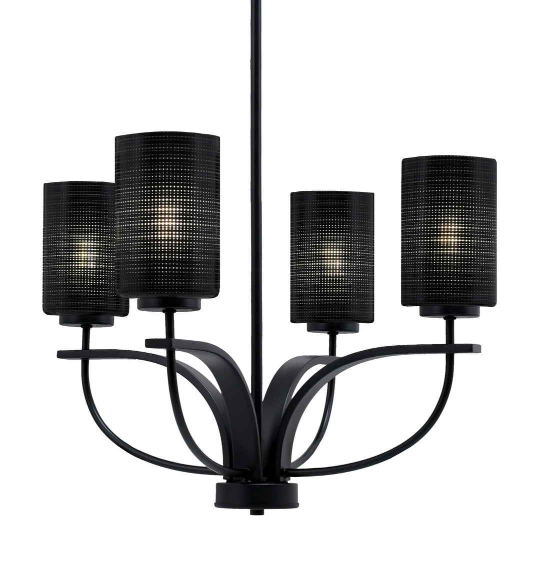 Toltec Cavella 3904-MB-4069 Chandelier Light - Matte Black