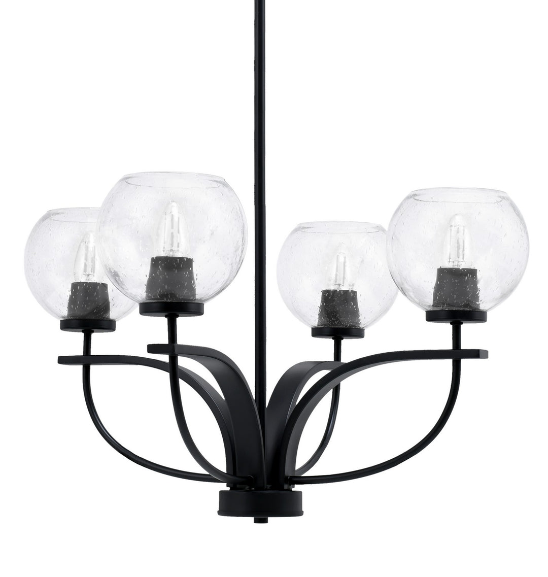 Toltec Cavella 3904-MB-4100 Chandelier Light - Matte Black