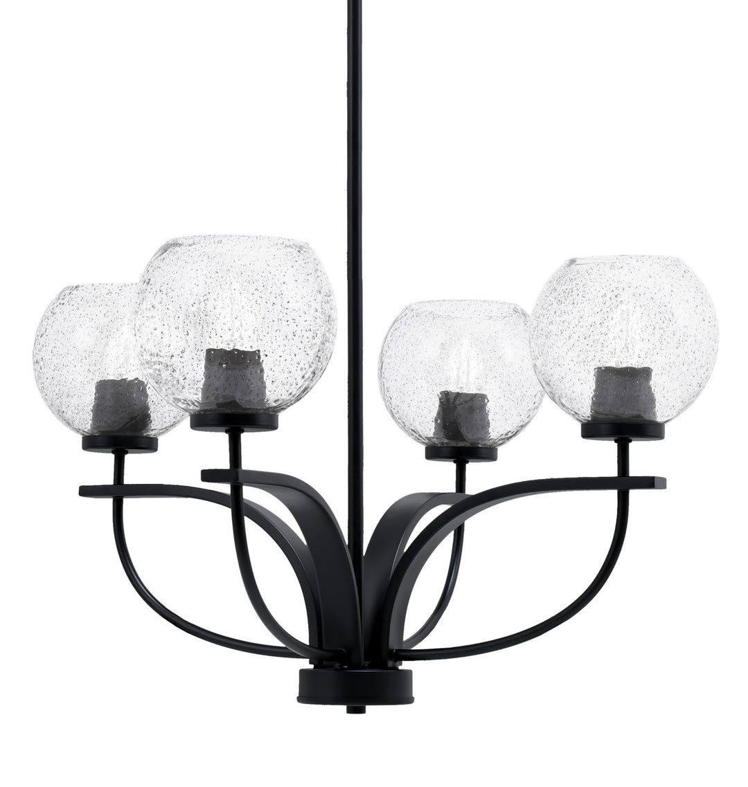 Toltec Cavella 3904-MB-4102 Chandelier Light - Matte Black