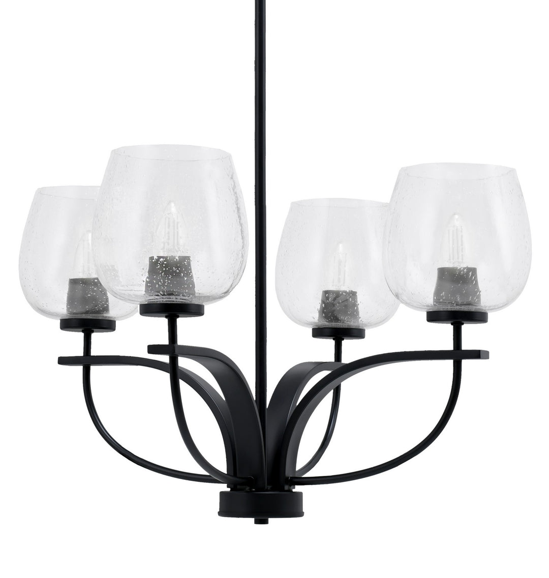 Toltec Cavella 3904-MB-4810 Chandelier Light - Matte Black