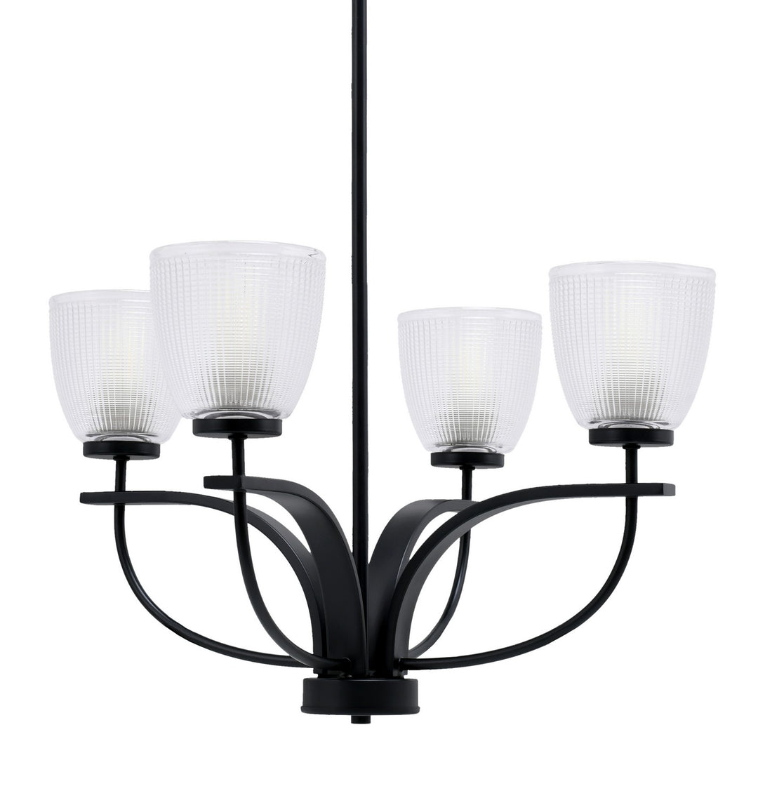 Toltec Cavella 3904-MB-500 Chandelier Light - Matte Black