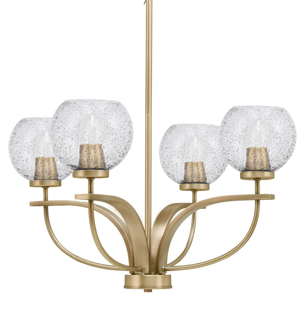 Toltec Cavella 3904-NAB-4102 Chandelier Light - New Age Brass