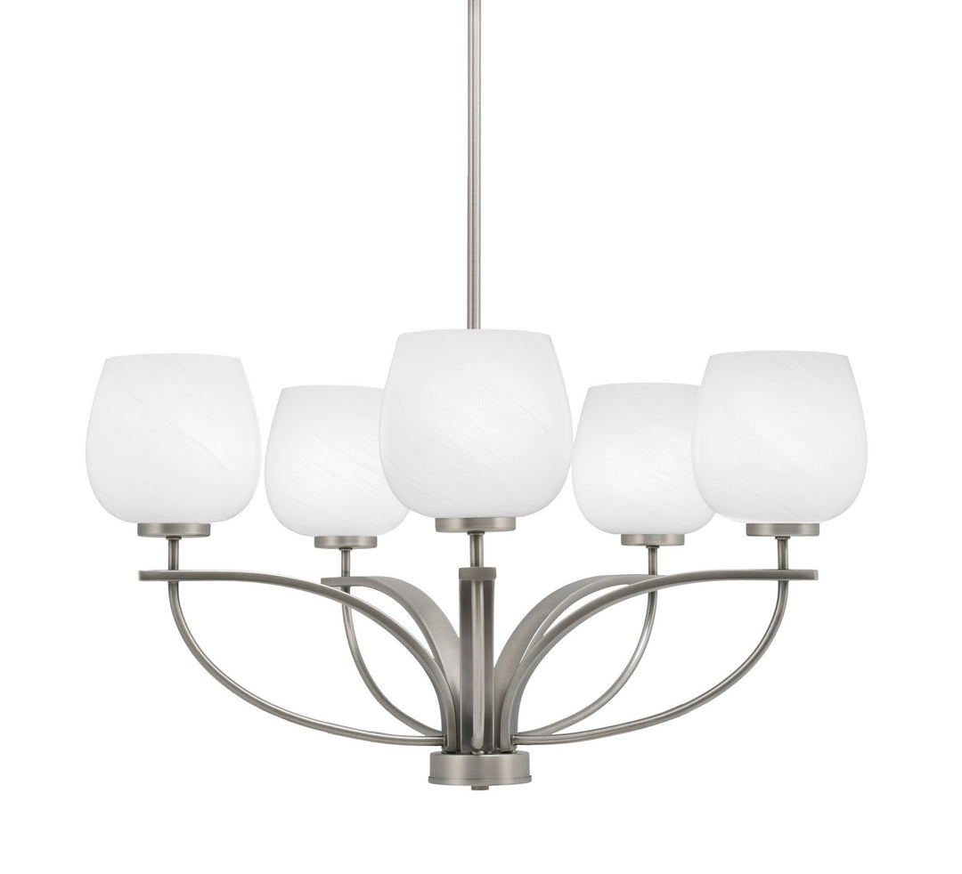 Toltec Cavella 3905-GP-4811 Chandelier Light - Graphite