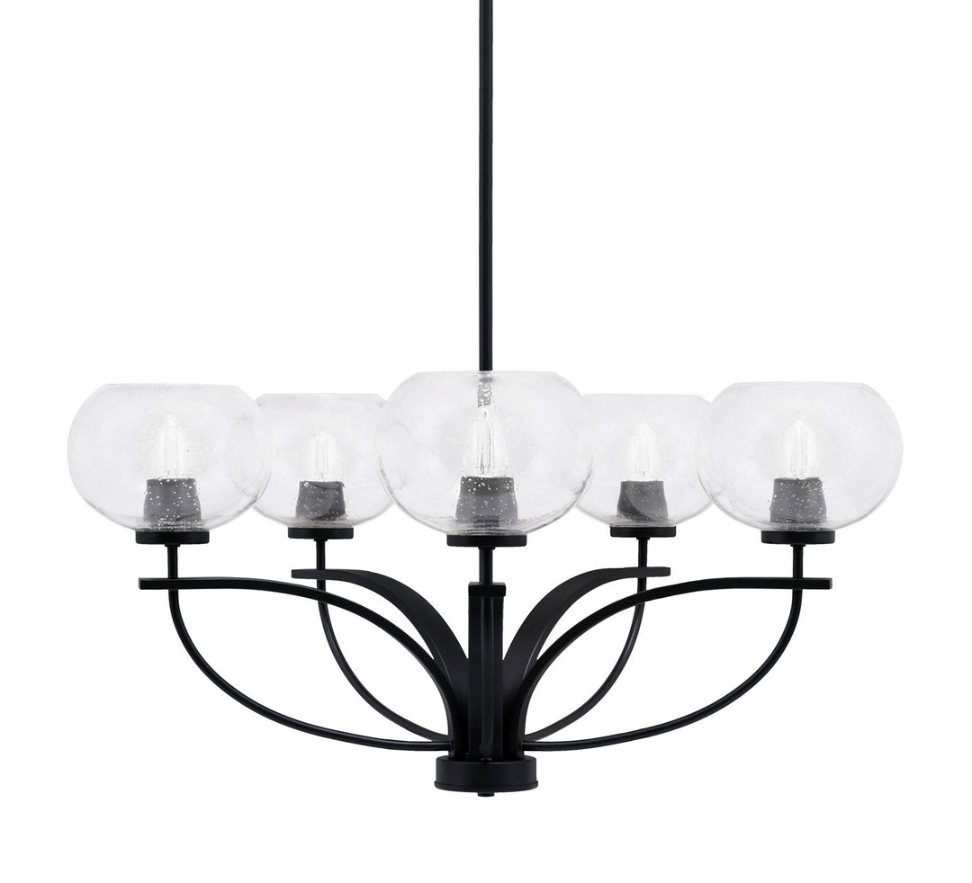 Toltec Cavella 3905-MB-202 Chandelier Light - Matte Black