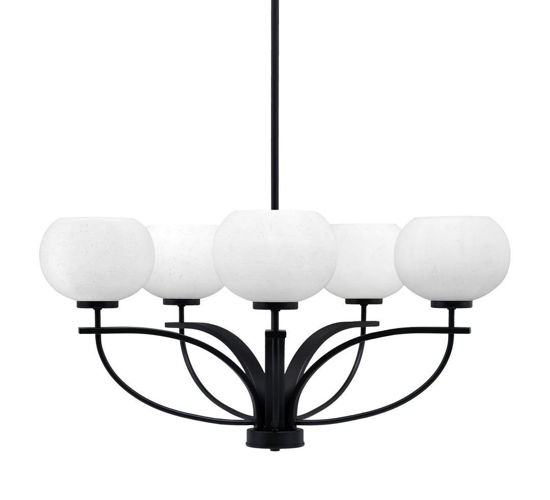 Toltec Cavella 3905-MB-212 Chandelier Light - Matte Black