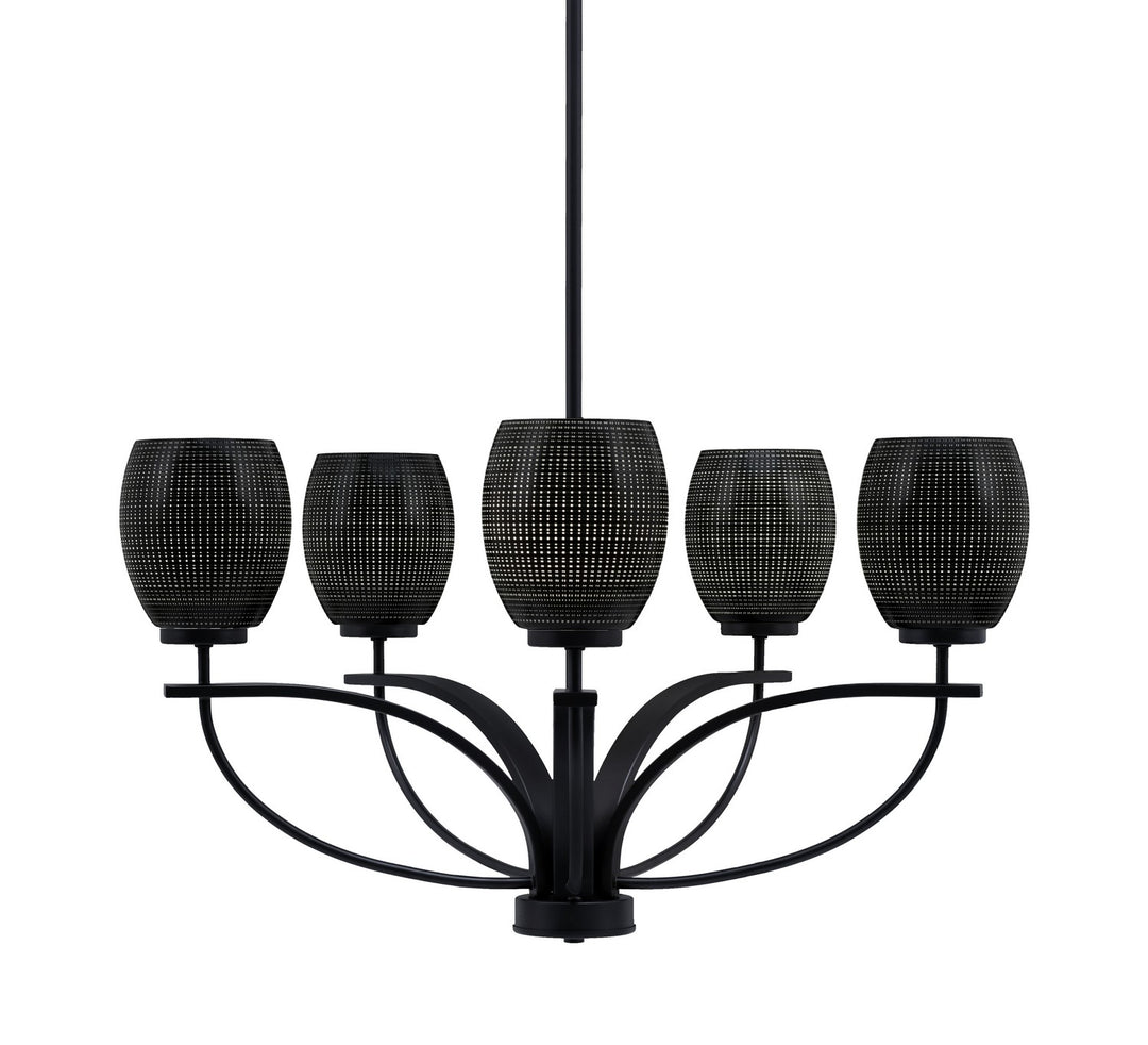 Toltec Cavella 3905-MB-4029 Chandelier Light - Matte Black