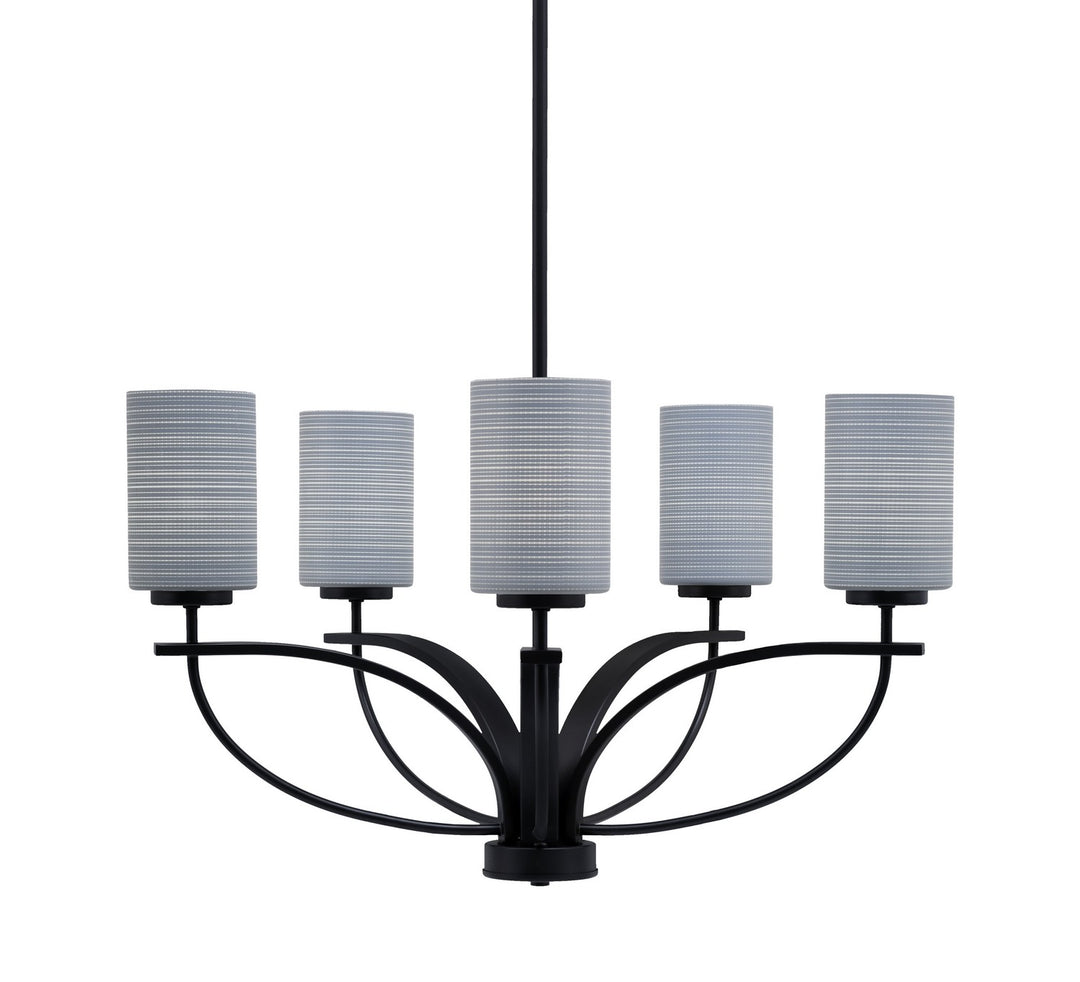 Toltec Cavella 3905-MB-4062 Chandelier Light - Matte Black