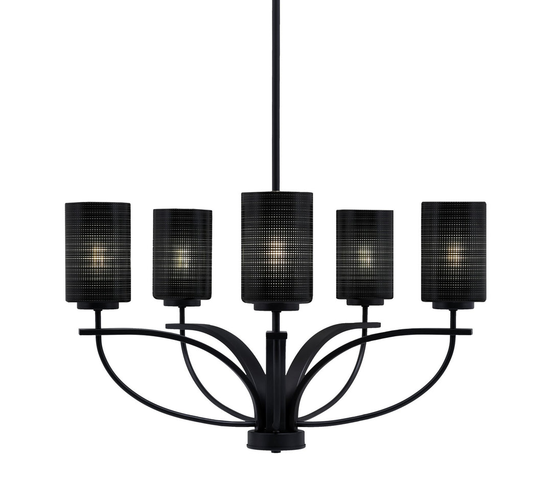 Toltec Cavella 3905-MB-4069 Chandelier Light - Matte Black