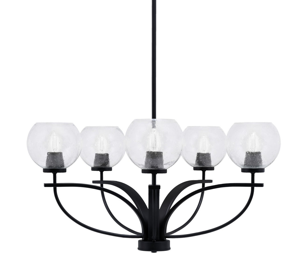 Toltec Cavella 3905-MB-4100 Chandelier Light - Matte Black