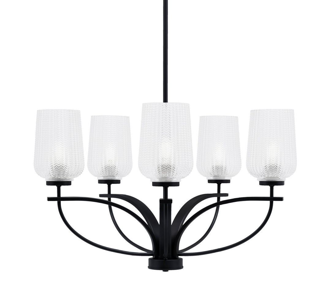 Toltec Cavella 3905-MB-4250 Chandelier Light - Matte Black