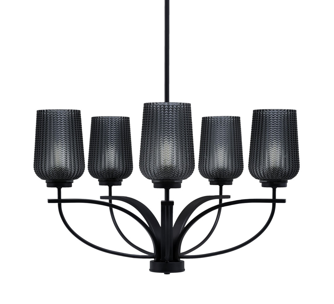 Toltec Cavella 3905-MB-4252 Chandelier Light - Matte Black