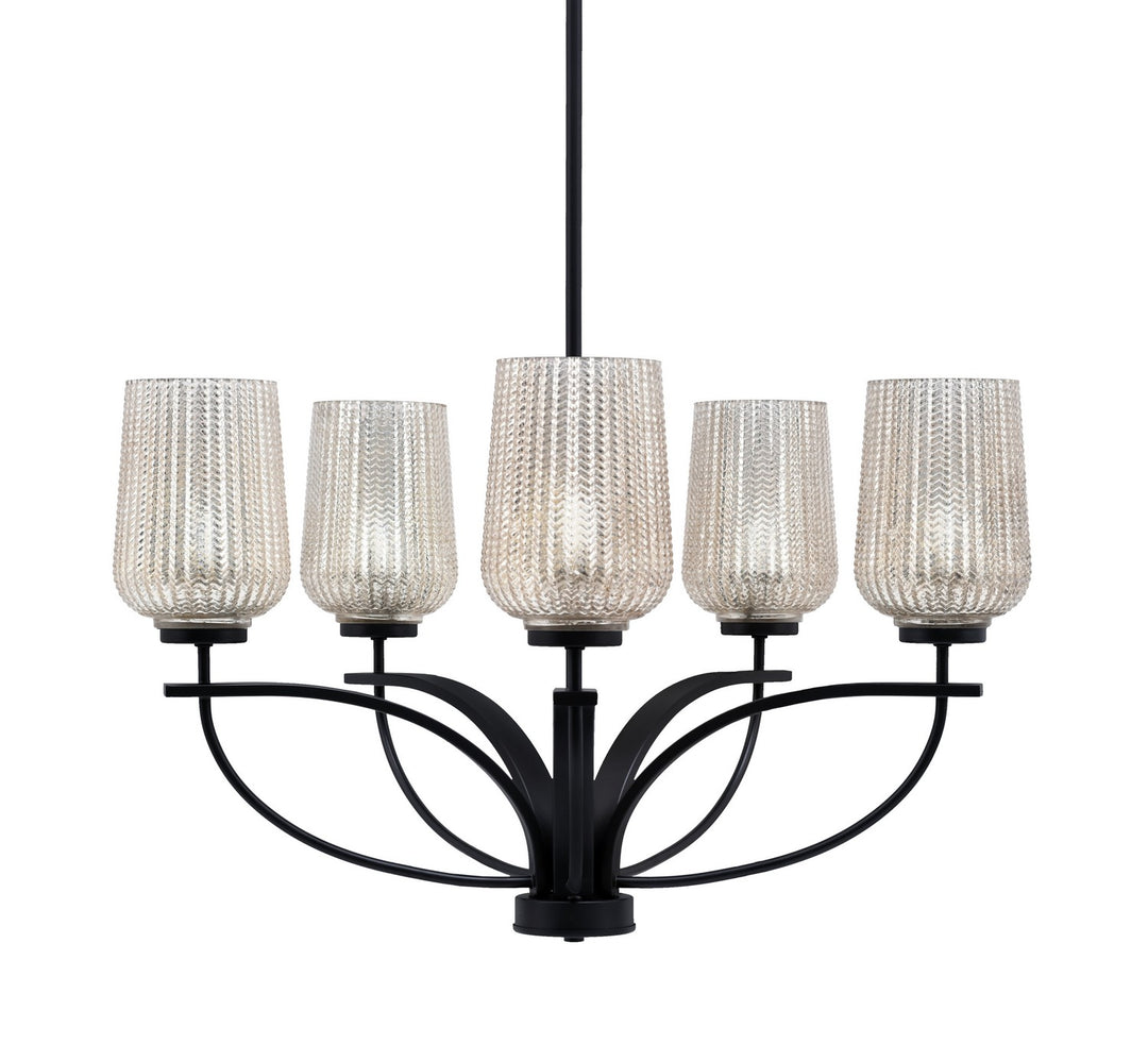 Toltec Cavella 3905-MB-4253 Chandelier Light - Matte Black