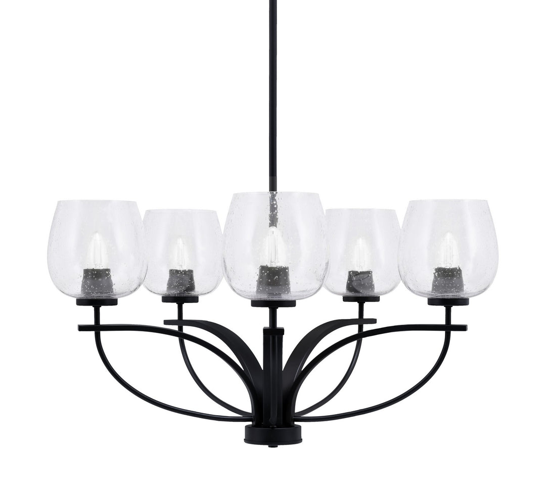 Toltec Cavella 3905-MB-4810 Chandelier Light - Matte Black