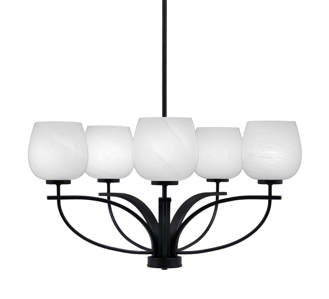 Toltec Cavella 3905-MB-4811 Chandelier Light - Matte Black