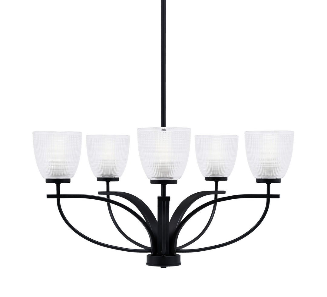 Toltec Cavella 3905-MB-500 Chandelier Light - Matte Black