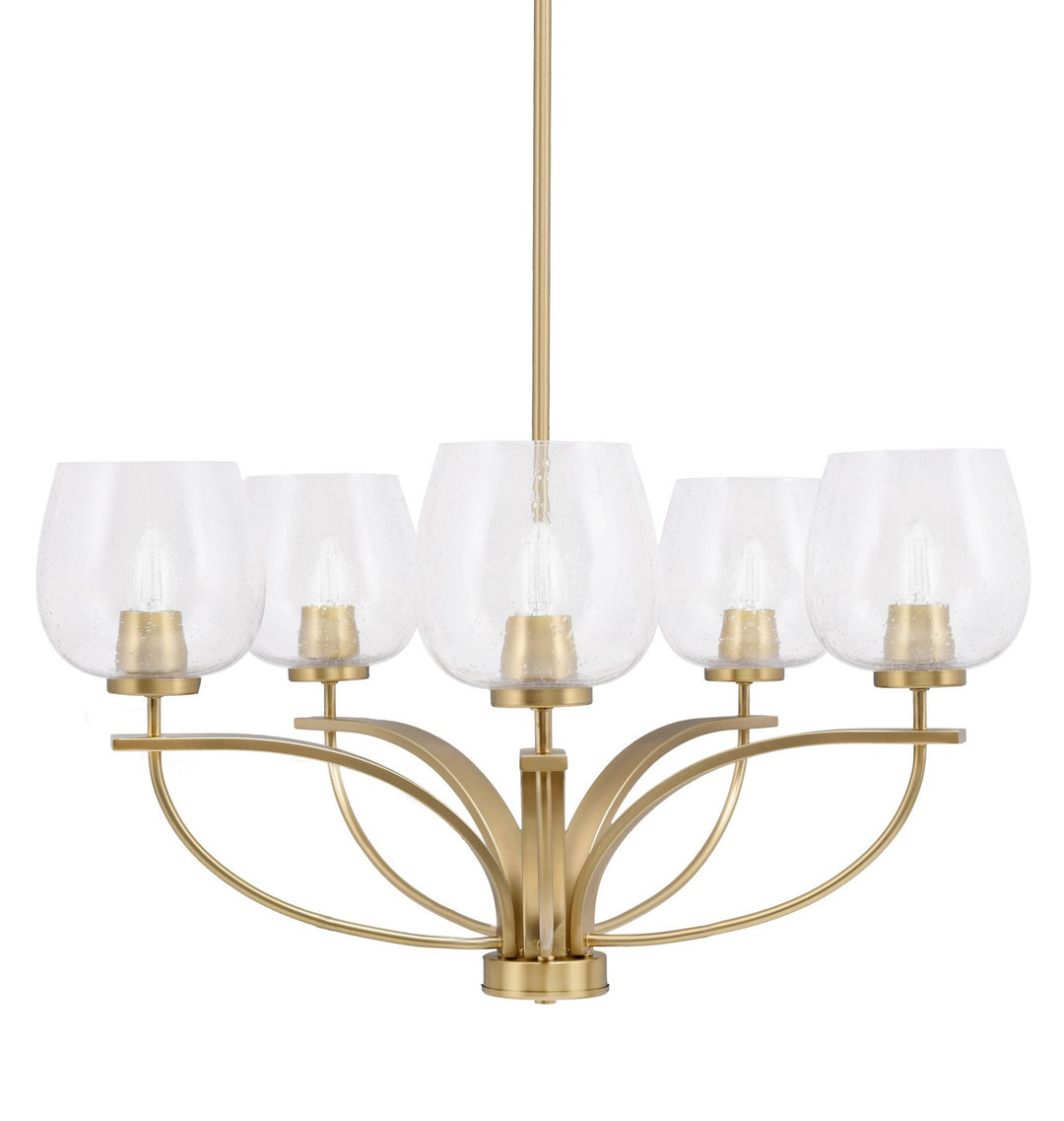 Toltec Cavella 3905-NAB-4810 Chandelier Light - New Age Brass