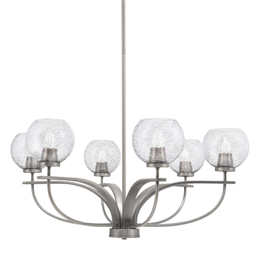 Toltec Cavella 3906-GP-4102 Chandelier Light - Graphite