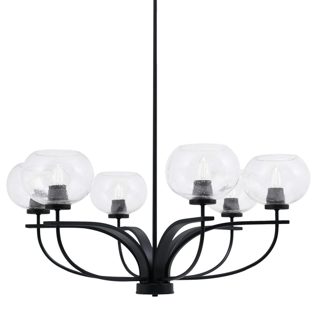 Toltec Cavella 3906-MB-202 Chandelier Light - Matte Black