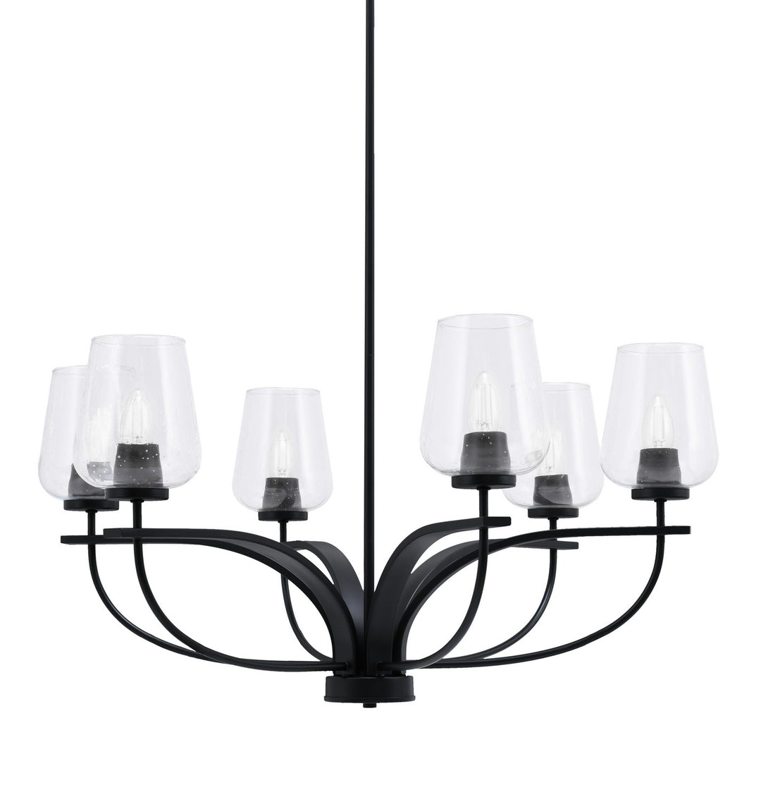 Toltec Cavella 3906-MB-210 Chandelier Light - Matte Black