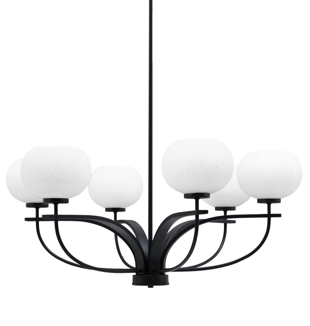 Toltec Cavella 3906-MB-212 Chandelier Light - Matte Black