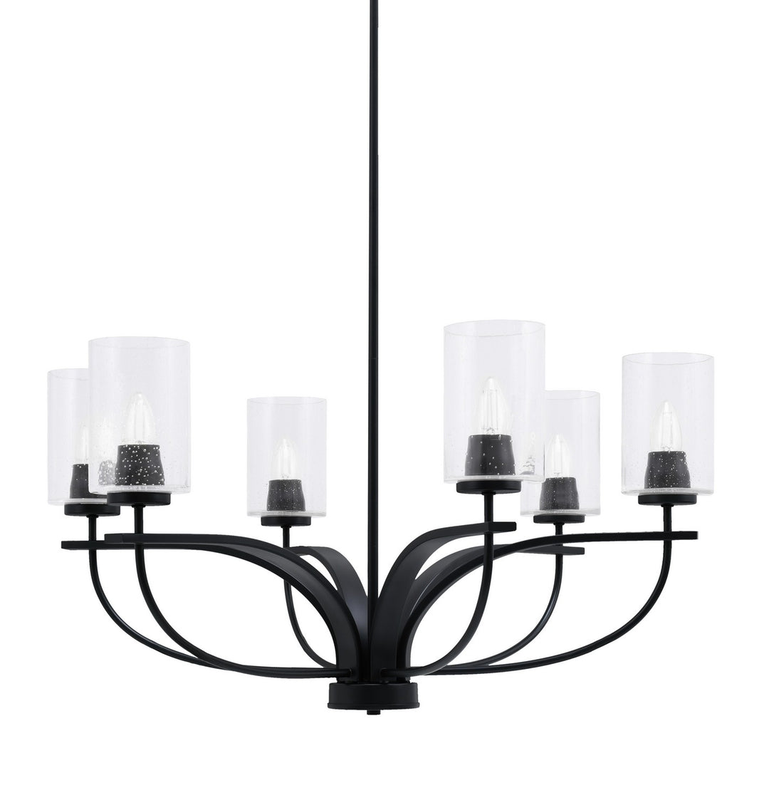 Toltec Cavella 3906-MB-300 Chandelier Light - Matte Black