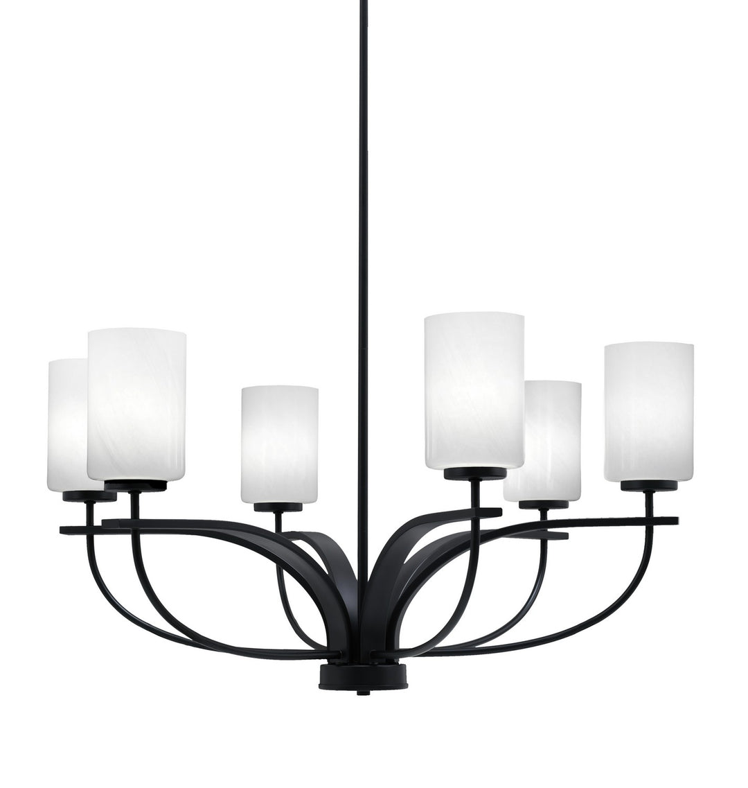 Toltec Cavella 3906-MB-3001 Chandelier Light - Matte Black