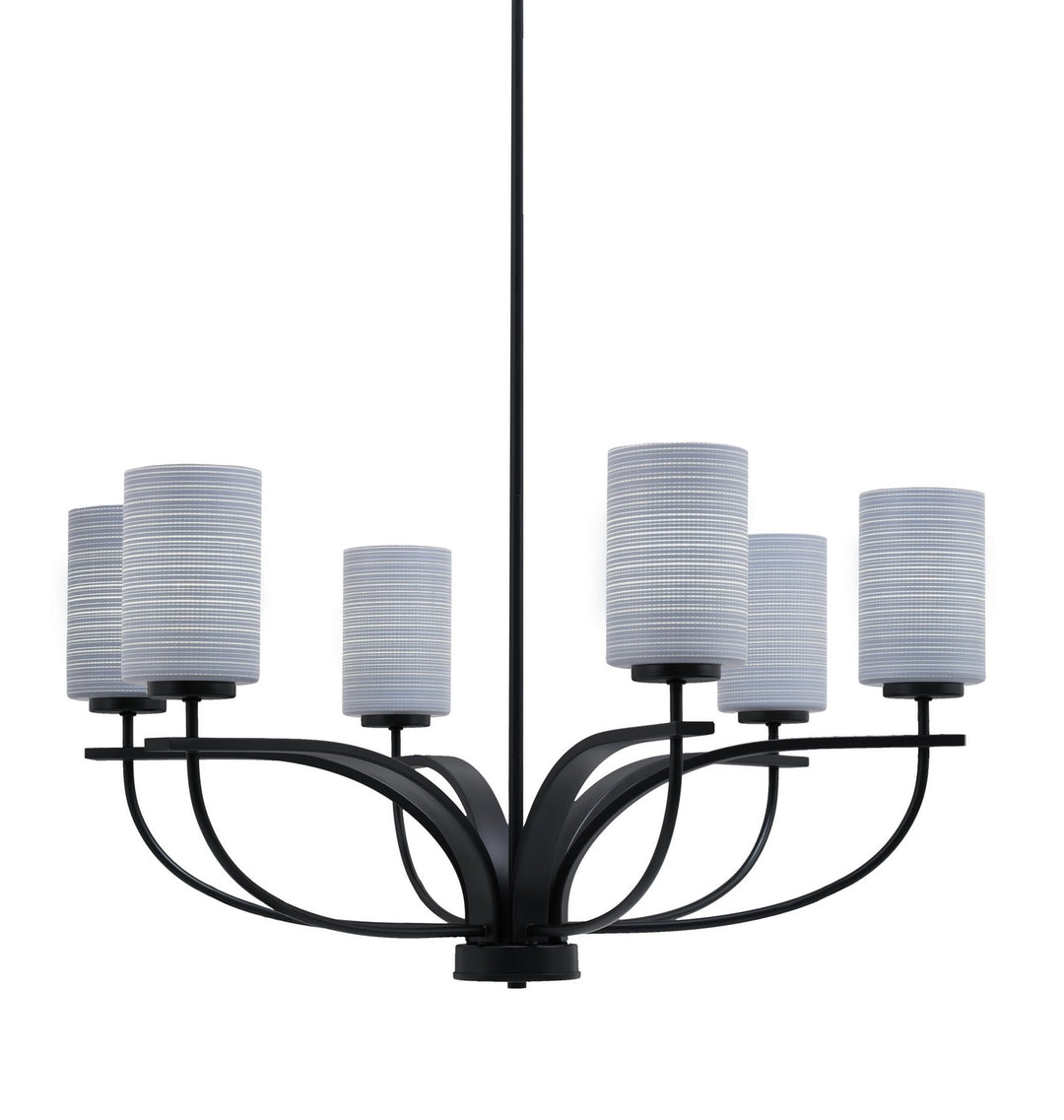 Toltec Cavella 3906-MB-4062 Chandelier Light - Matte Black