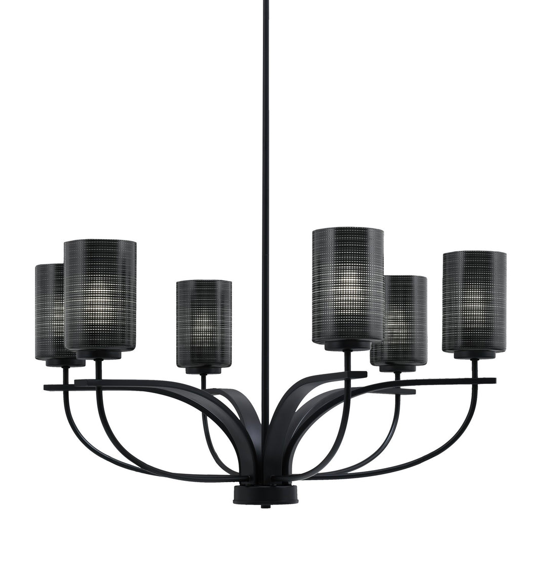 Toltec Cavella 3906-MB-4069 Chandelier Light - Matte Black