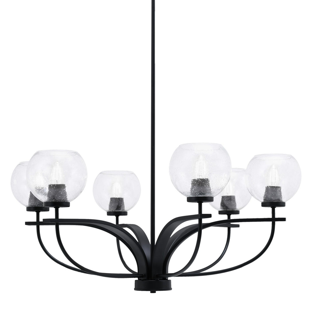Toltec Cavella 3906-MB-4100 Chandelier Light - Matte Black