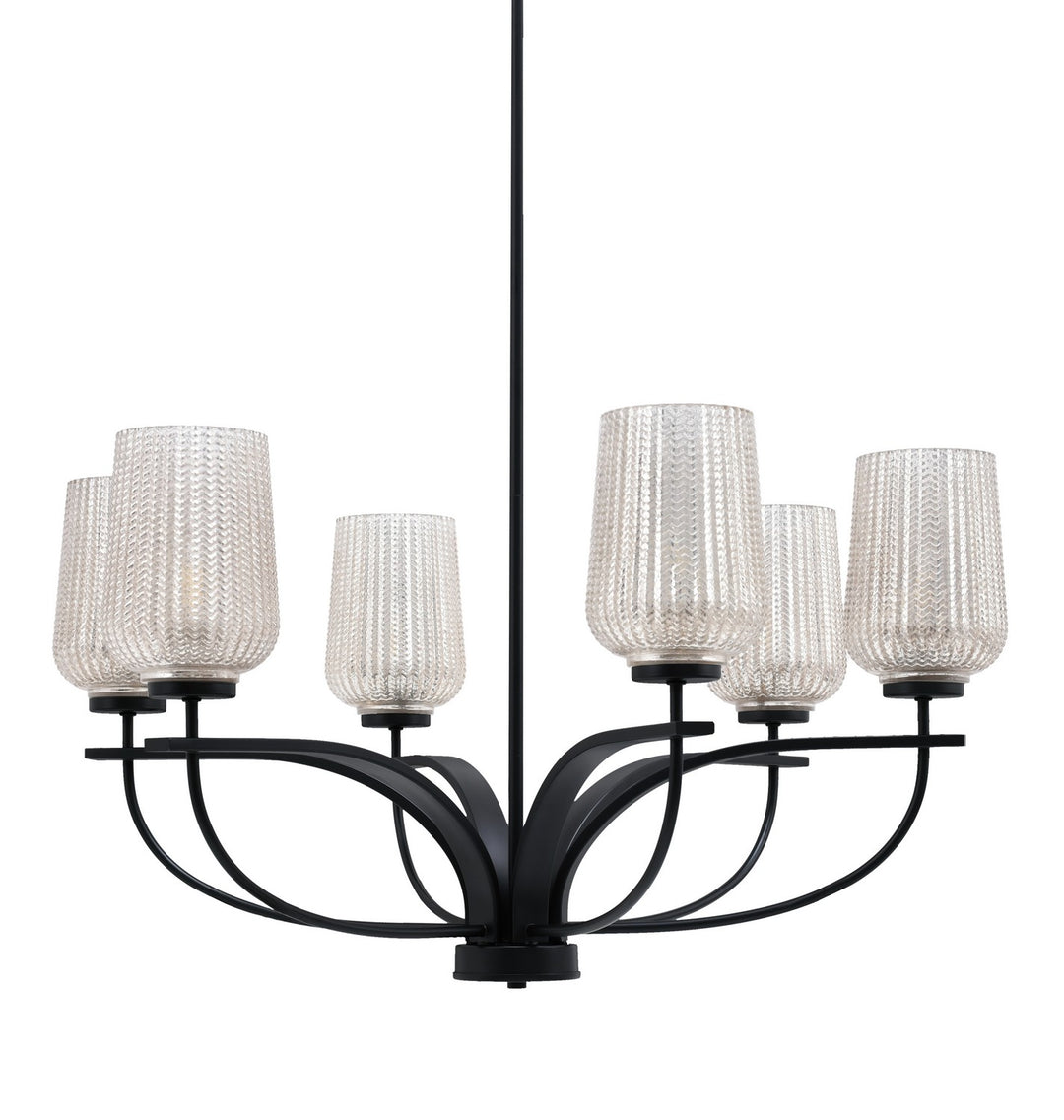 Toltec Cavella 3906-MB-4253 Chandelier Light - Matte Black