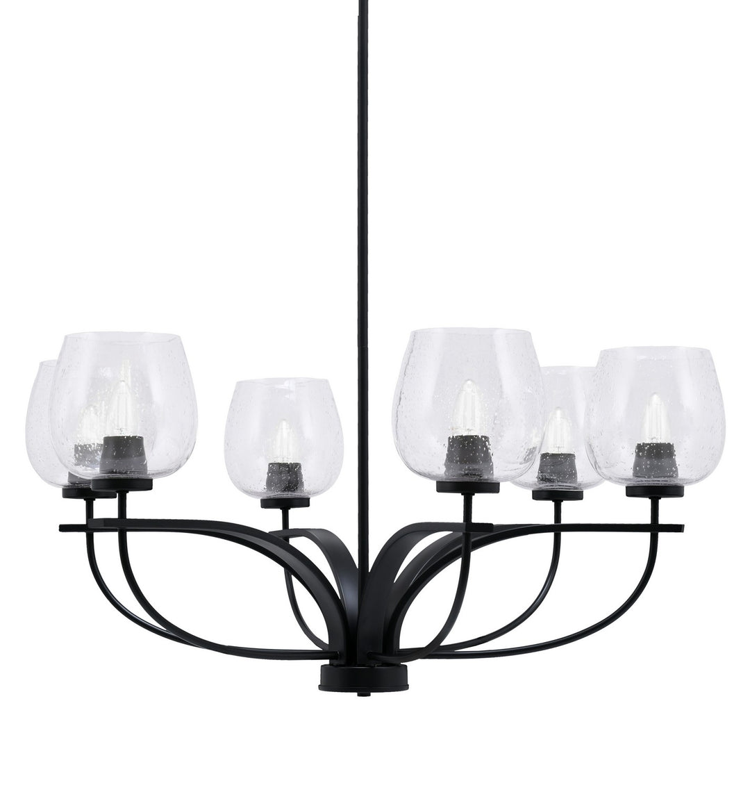 Toltec Cavella 3906-MB-4810 Chandelier Light - Matte Black