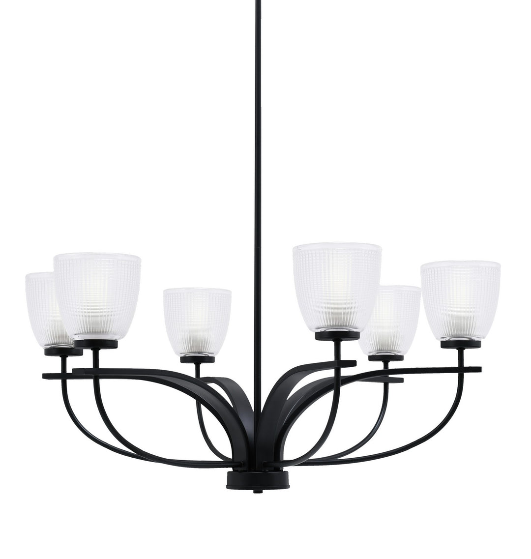 Toltec Cavella 3906-MB-500 Chandelier Light - Matte Black