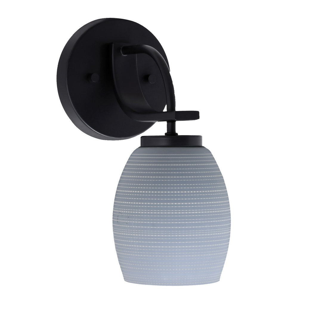 Toltec Cavella 3911-MB-4022 Wall Sconce Light - Matte Black