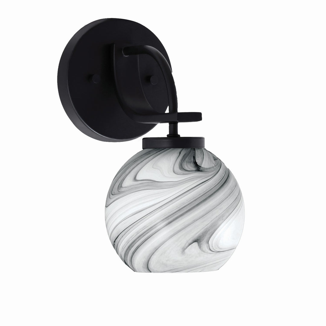 Toltec Cavella 3911-MB-4109 Wall Sconce Light - Matte Black