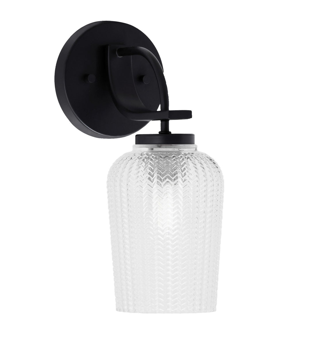 Toltec Cavella 3911-MB-4250 Wall Sconce Light - Matte Black