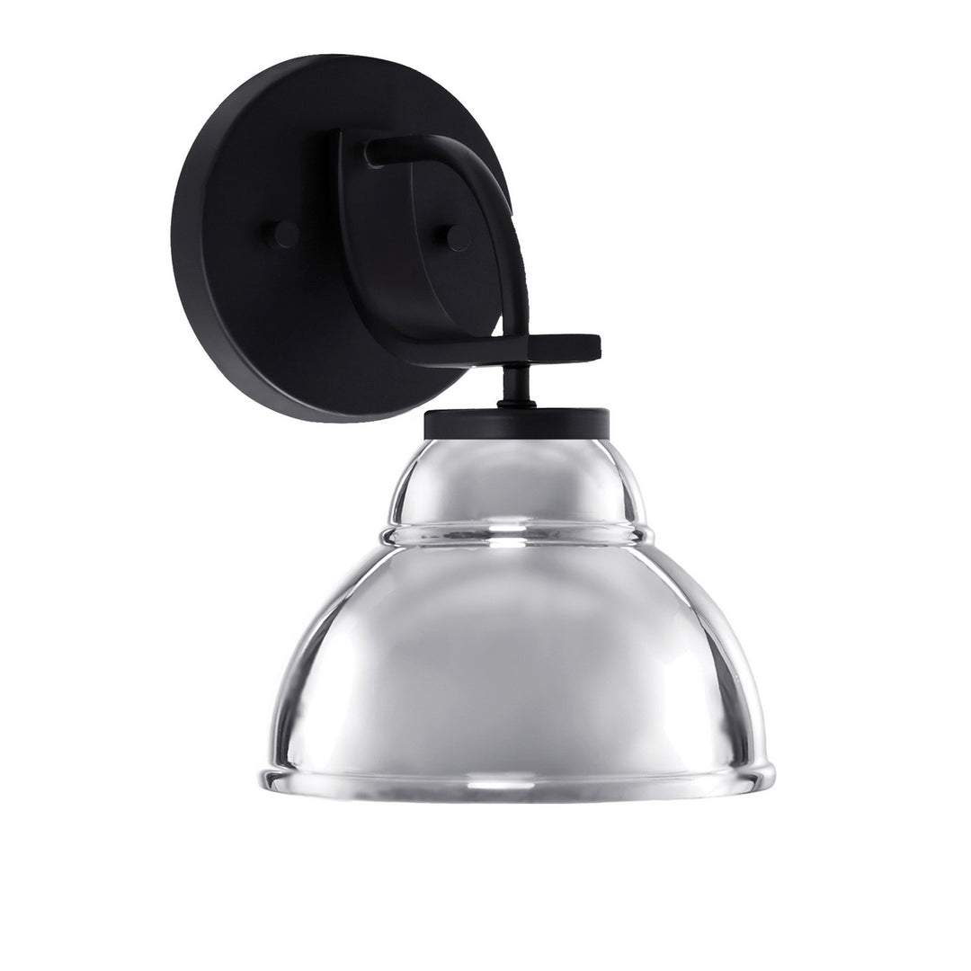 Toltec Cavella 3911-MB-427-CH Wall Sconce Light - Matte Black