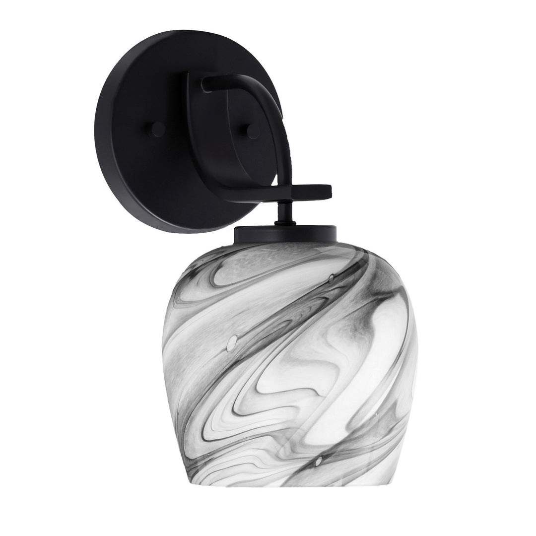 Toltec Cavella 3911-MB-4819 Wall Sconce Light - Matte Black