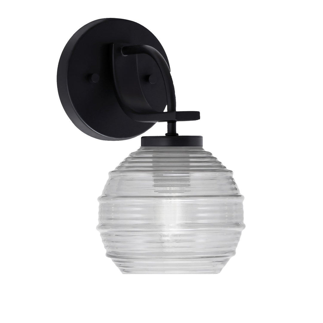 Toltec Cavella 3911-MB-5110 Wall Sconce Light - Matte Black
