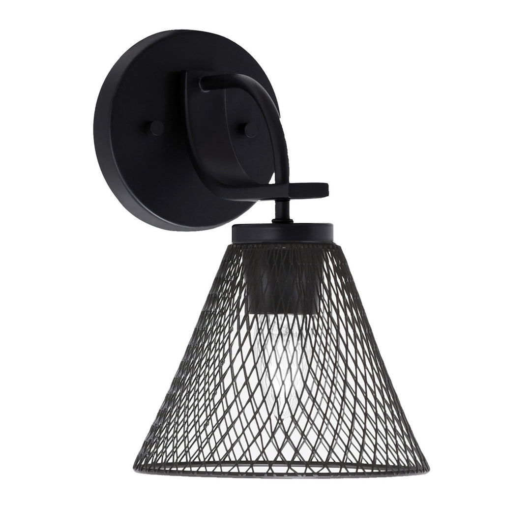 Toltec Cavella 3911-MB-805 Wall Sconce Light - Matte Black