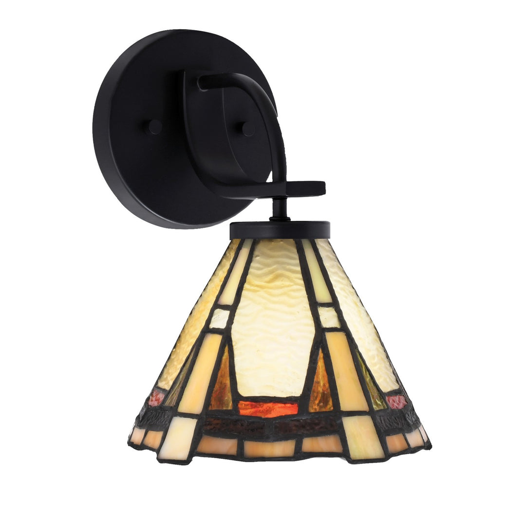 Toltec Cavella 3911-MB-9345 Wall Sconce Light - Matte Black