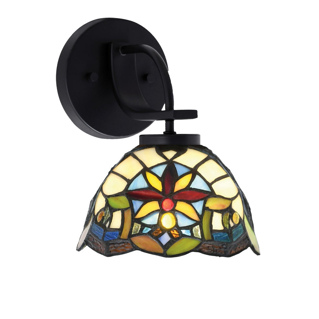 Toltec Cavella 3911-MB-9365 Wall Sconce Light - Matte Black