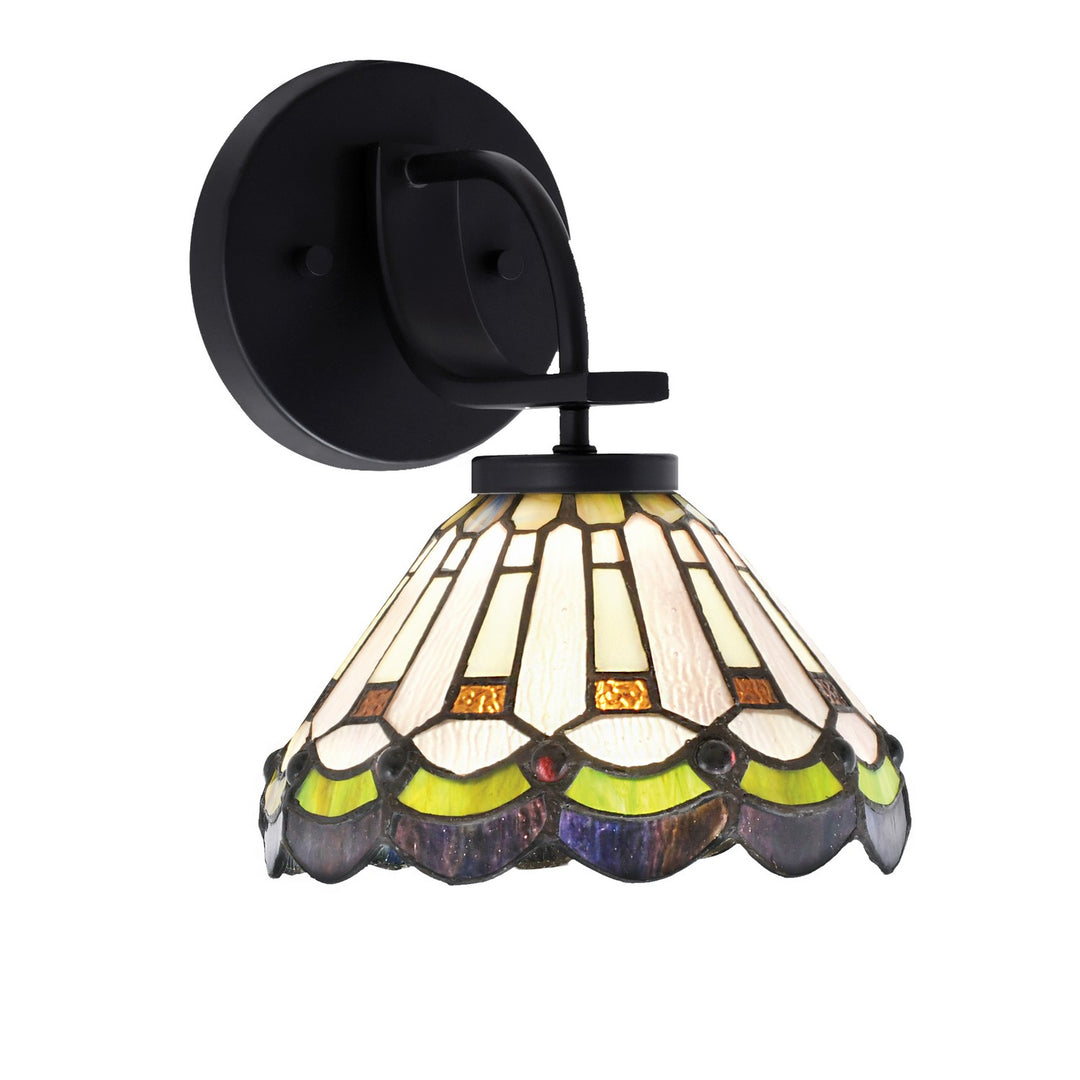 Toltec Cavella 3911-MB-9395 Wall Sconce Light - Matte Black