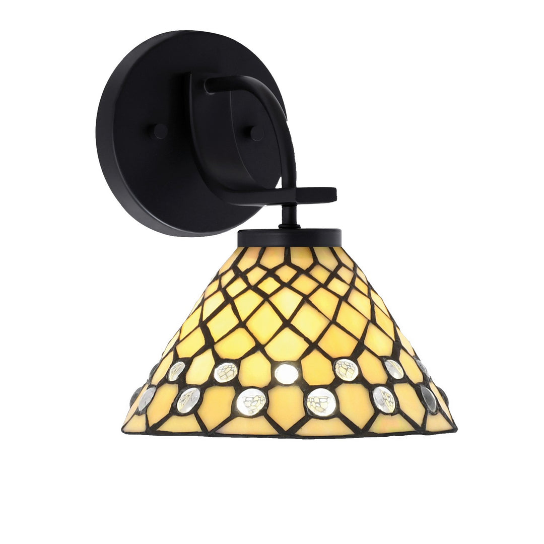 Toltec Cavella 3911-MB-9415 Wall Sconce Light - Matte Black