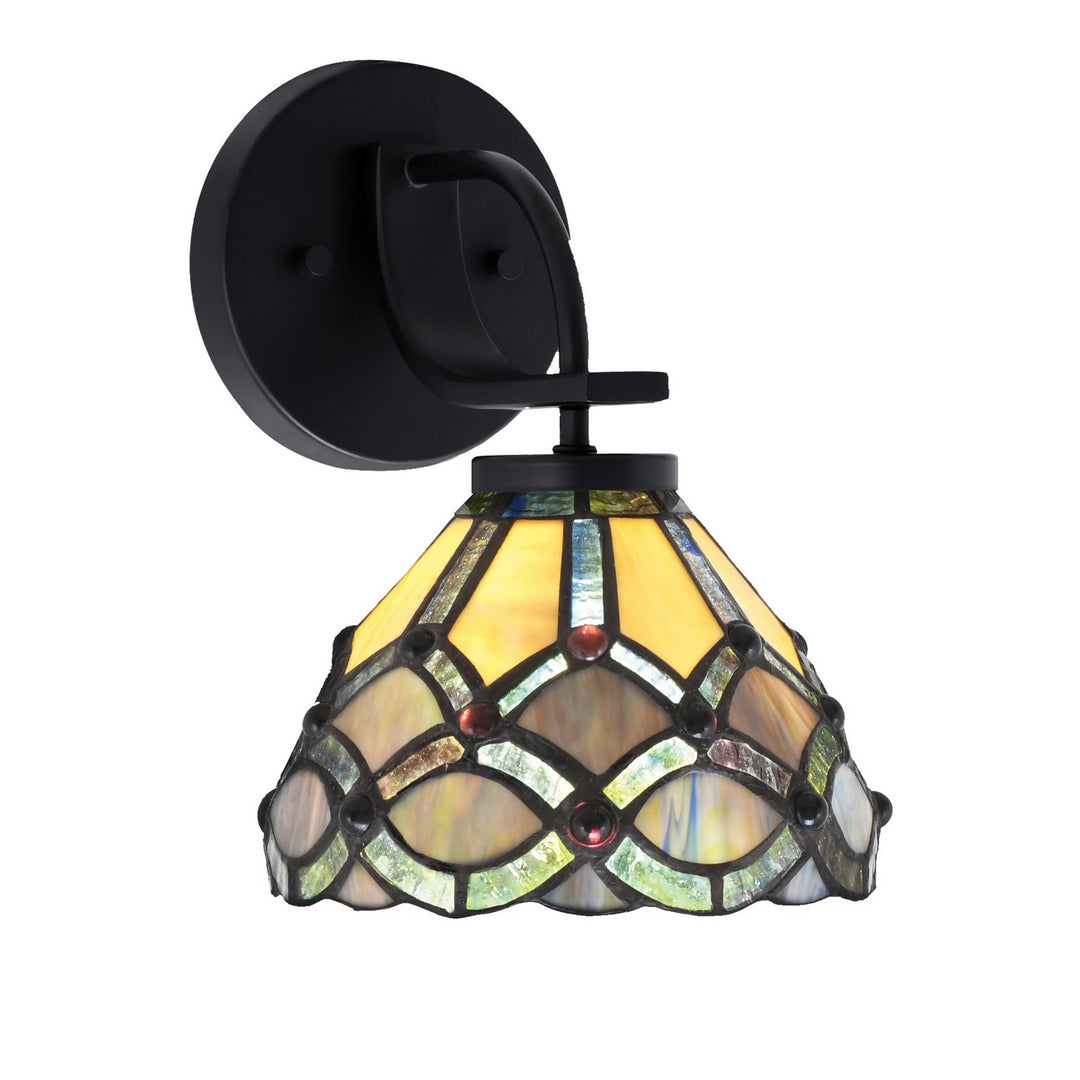 Toltec Cavella 3911-MB-9435 Wall Sconce Light - Matte Black
