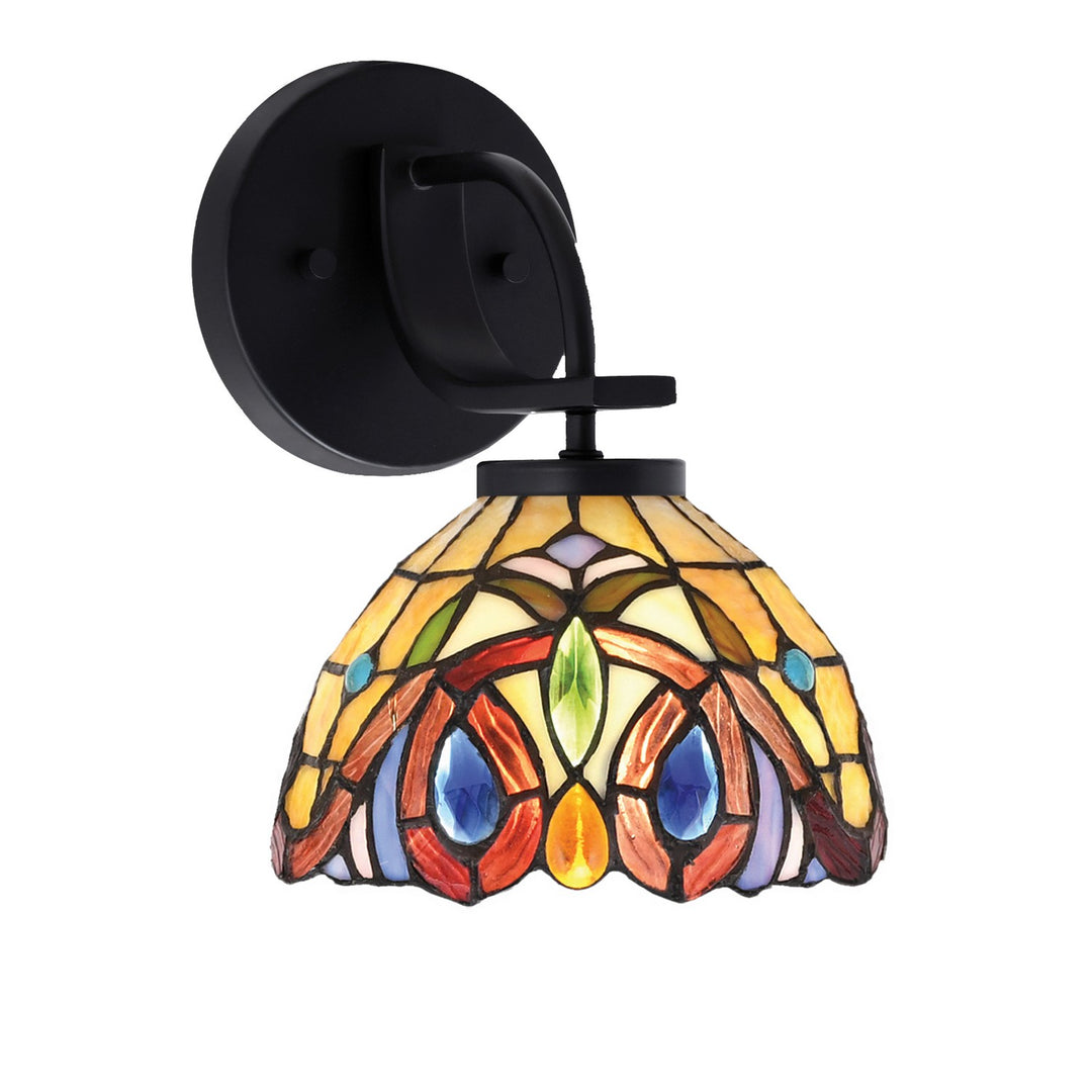 Toltec Cavella 3911-MB-9445 Wall Sconce Light - Matte Black